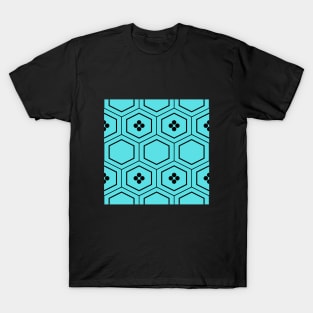 Pattern dots turquoise T-Shirt